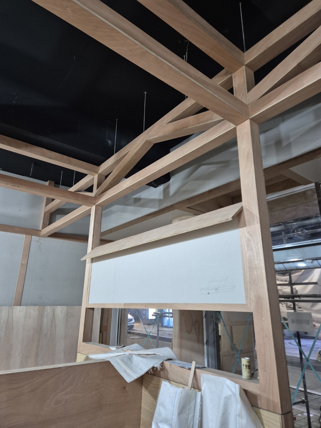 인천 구월동 로데오거리 상가 목공사