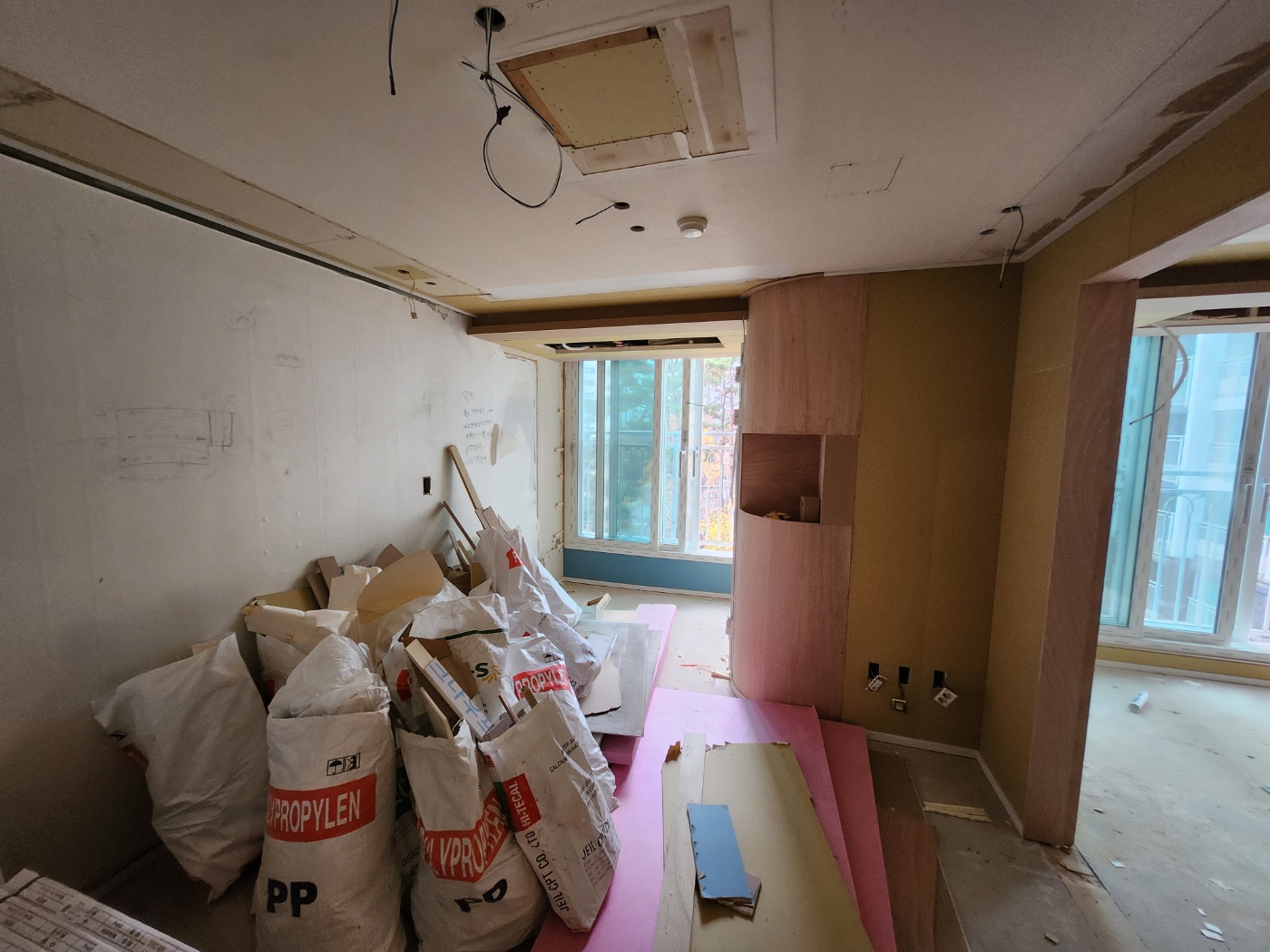 잠실 리센츠아파트 목공사